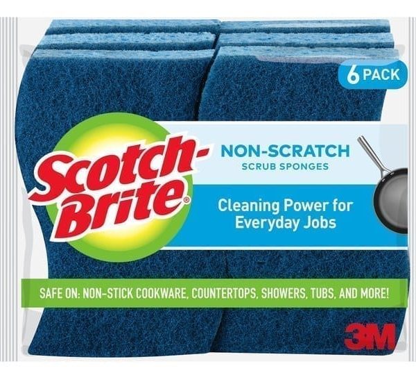 scotch brite non scratch scrub sponges