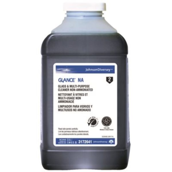 Diversey Glance NA Glass & All Purpose Cleaner, Non-Ammoniated, J-Fill, 2.5 Liters, 2_Ct