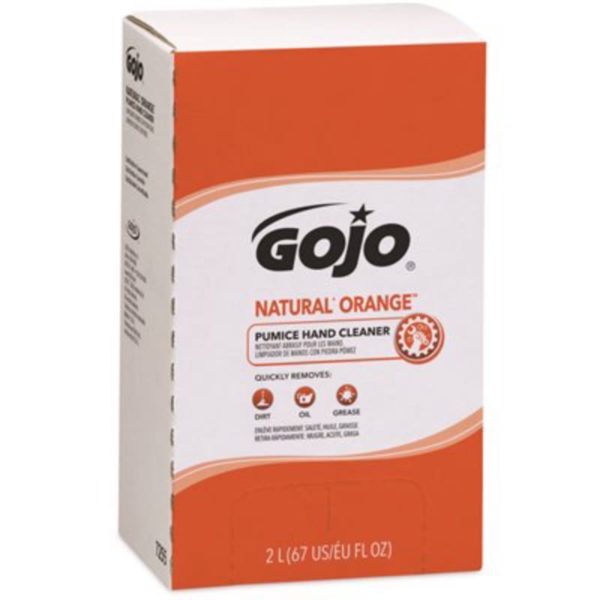 GOJO PRO 2000 Natural Orange Pumice Hand Cleaner Refill, 2000 ml, 4_Case