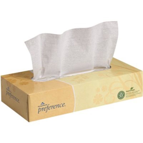 Preference 2-Ply Flat Box Facial Tissue (100-Count)