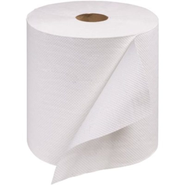 Renown White Hardwound Paper Towels (800 ft. per Roll, 6-Rolls per Case)