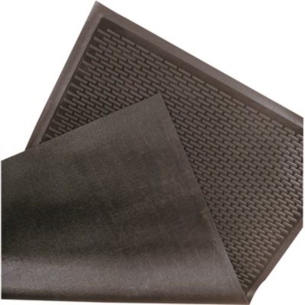 Superior Manufacturing Group Soil Guard 3 ft. x 5 ft. Black Commercial Floor Mat