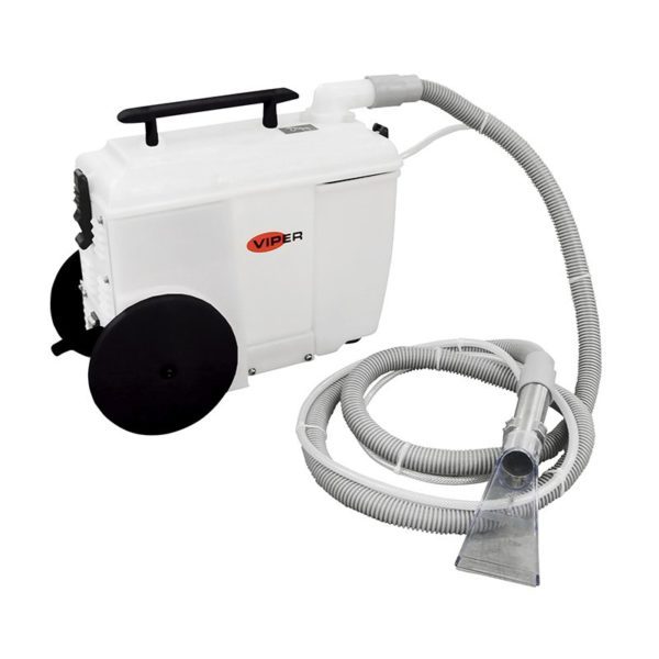 1-gallon portable spotting extractor, 10' vac. and sol. Hoses 4" hand tool