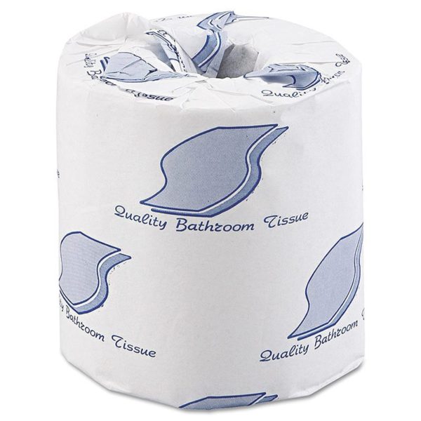 2-Ply White Bath Tissue/Toilet Paper (500sheets/96 Rolls per Pack)