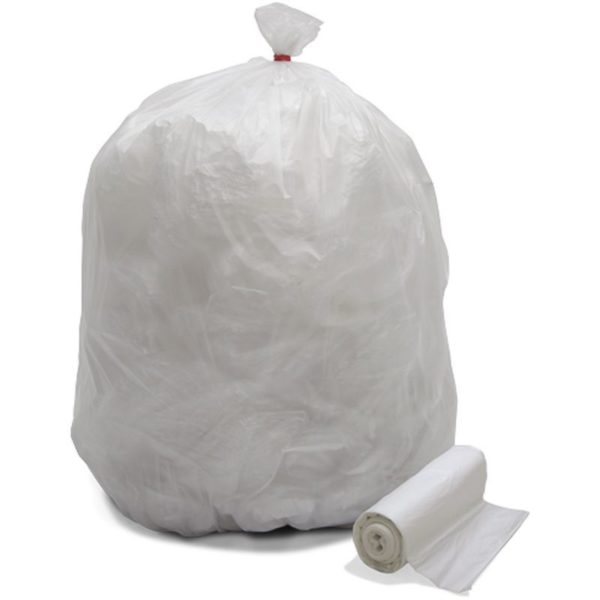 40 Gal. To 45 Gal. 16 Mic Natural High-Density Trash Bags (250/Case)
