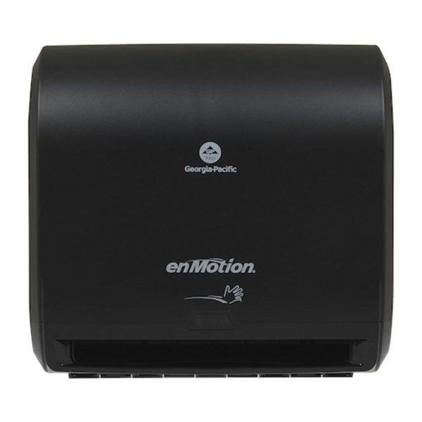 EnMotion Impulse 10 In. Black 1-Roll Automated Touchless Roll Paper Towel Dispenser