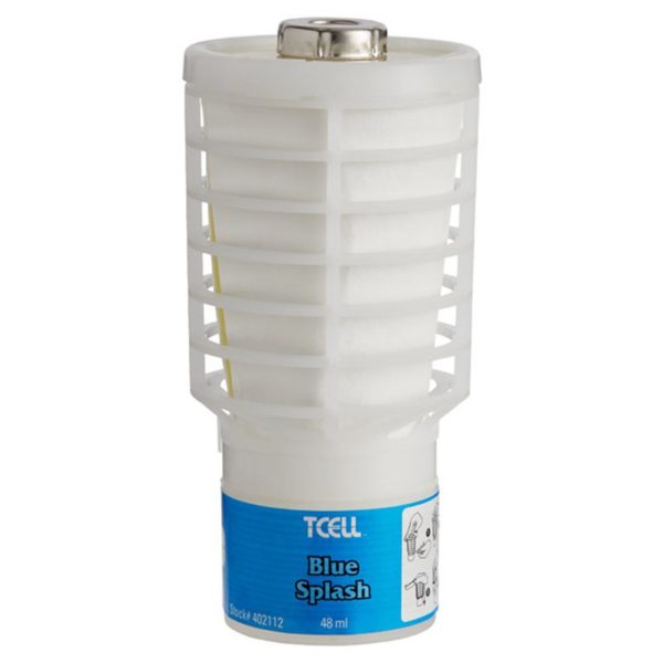 Rubbermaid Commercial Products T-Cell Blue Splash Odor Control Dispenser Refill