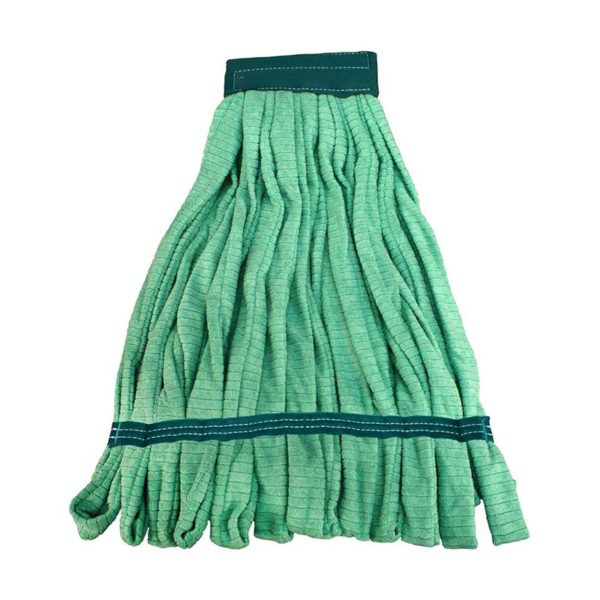 IMPACT PRODUCTS Microfiber String Mop Head Large Canvas Headband Tube in Green