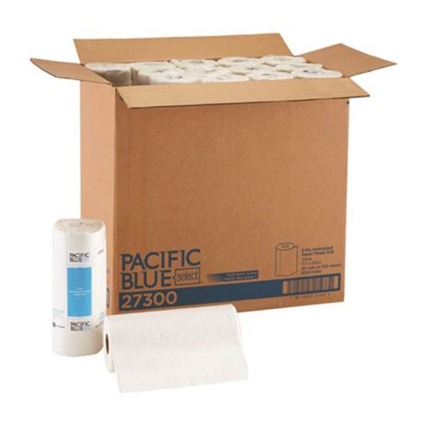 Pacific Blue Select 2-Ply White Perforated Roll Towel (30-Rolls Per Case)